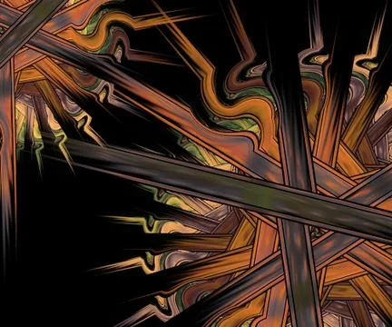 Computer generated fractal artwork Stock Illustration