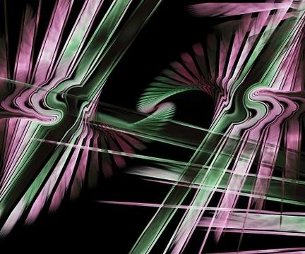 Computer generated fractal artwork Illustrazione stock