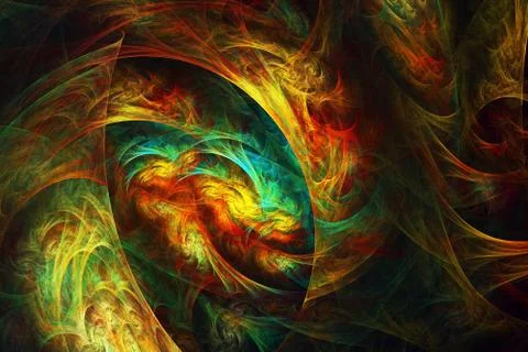 Computer generated fractal artwork Stock Illustration