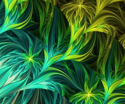 Computer generated fractal artwork Stock Illustration