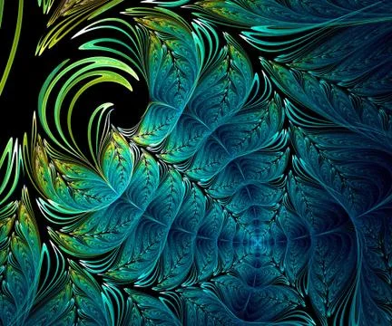 Computer generated fractal artwork Stock Illustration