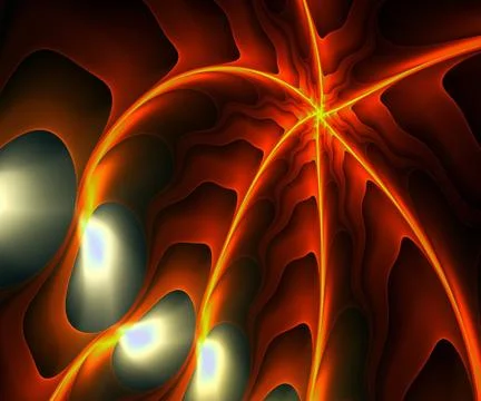 Computer generated fractal artwork Illustrazione stock