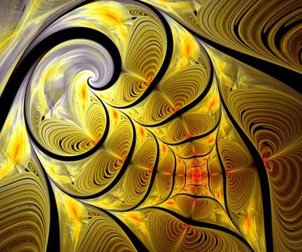 Computer generated fractal artwork Stock Illustration