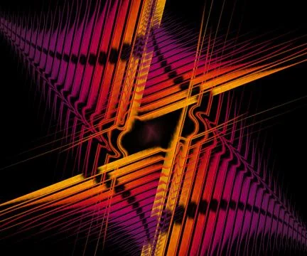 Computer generated fractal artwork Illustrazione stock