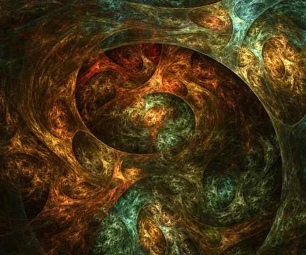 Computer generated fractal artwork Stock Illustration