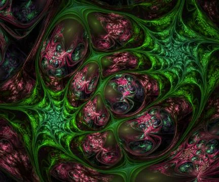 Computer generated fractal artwork Stock Illustration