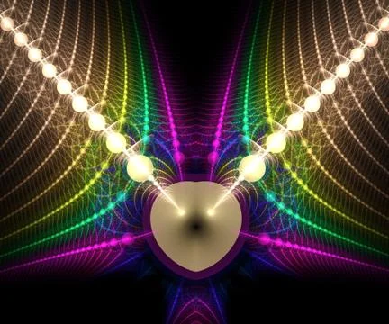 Computer generated fractal artwork Stock Illustration