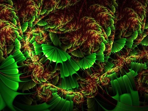 Computer generated fractal artwork Illustrazione stock