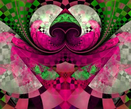 Computer generated fractal artwork Stock-Illustration