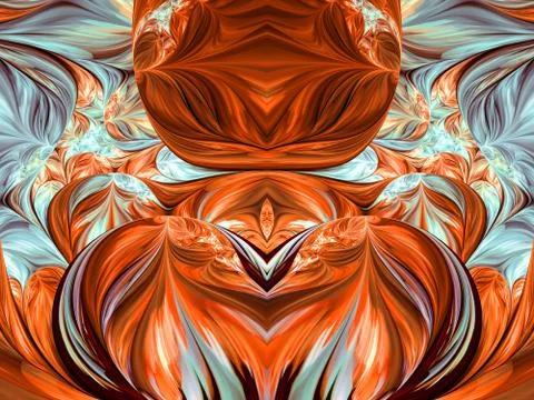 Computer generated fractal artwork Stock-Illustration