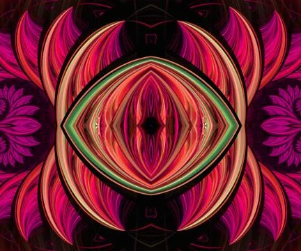 Computer generated fractal artwork Stock Illustration