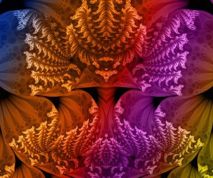 Computer generated fractal artwork Stock Illustration