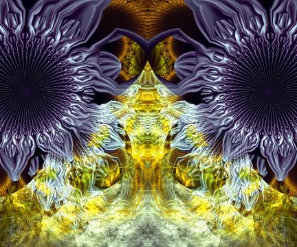 Computer generated fractal artwork Stock Illustration