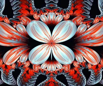 Computer generated fractal artwork Stock Illustration