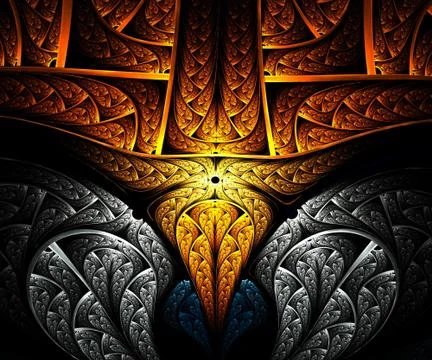 Computer generated fractal artwork Stock Illustration