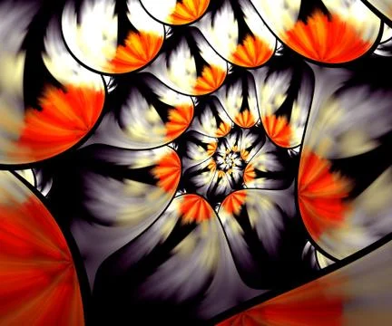 Computer generated fractal artwork Stock Illustration