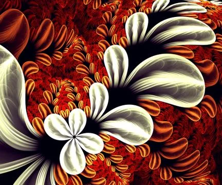 Computer generated fractal artwork Illustrazione stock