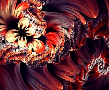 Computer generated fractal artwork Stock Illustration