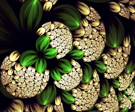 Computer generated fractal artwork Stock Illustration