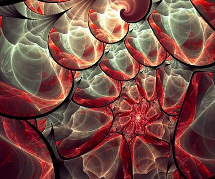 Computer generated fractal artwork Stock Illustration