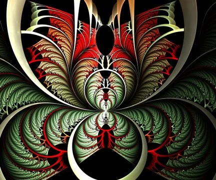 Computer generated fractal artwork Stock Illustration