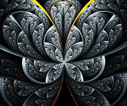 Computer generated fractal artwork Stock Illustration