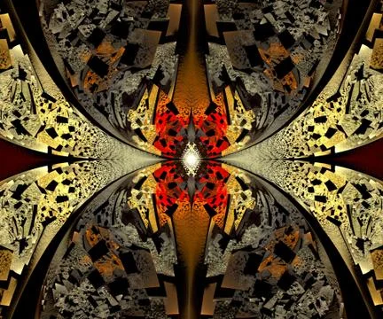 Computer generated fractal artwork Stock Illustration