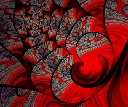 Computer generated fractal artwork Stock Illustration