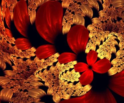 Computer generated fractal artwork Illustrazione stock