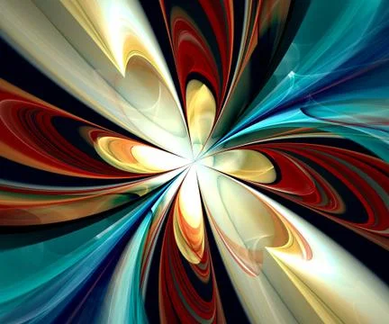 Computer generated fractal artwork Stock Illustration