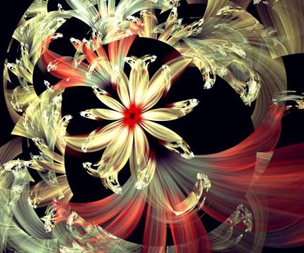 Computer generated fractal artwork Stock Illustration