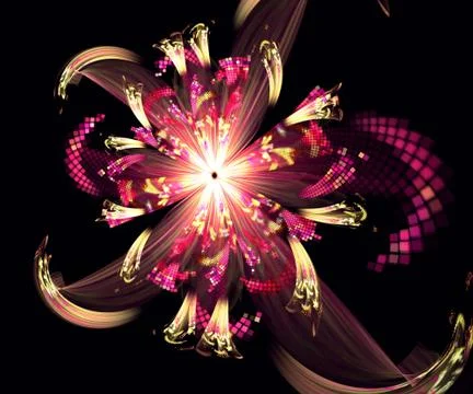 Computer generated fractal artwork Stock Illustration