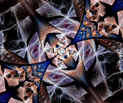 Computer generated fractal artwork Stock Illustration