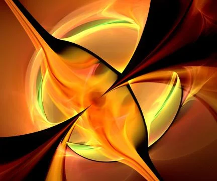 Computer generated fractal artwork Illustrazione stock