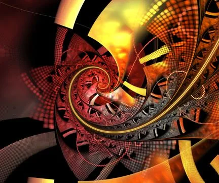 Computer generated fractal artwork Stock Illustration