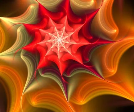 Computer generated fractal artwork Stock Illustration