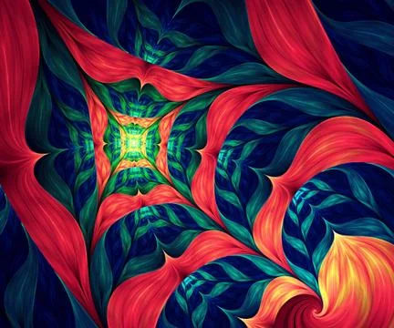 Computer generated fractal artwork Stock Illustration