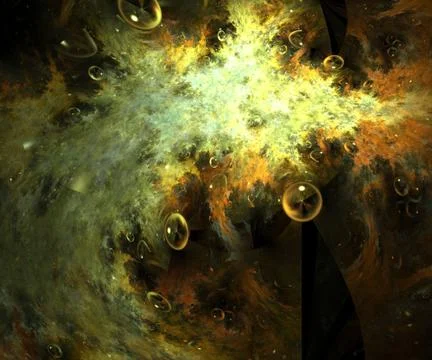 Computer generated fractal artwork Illustrazione stock