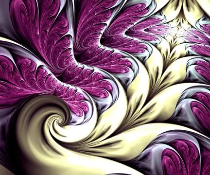 Computer generated fractal artwork Stock Illustration