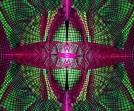 Computer generated fractal artwork Stock Illustration