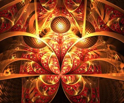 Computer generated fractal artwork Stock Illustration