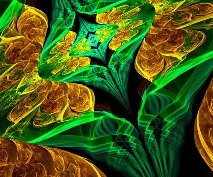 Computer generated fractal artwork Stock Illustration