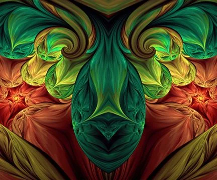 Computer generated fractal artwork Stock Illustration