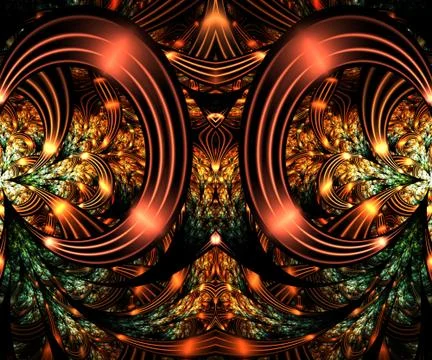 Computer generated fractal artwork Stock Illustration