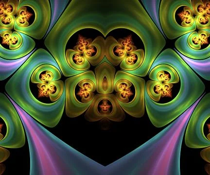 Computer generated fractal artwork Stock Illustration