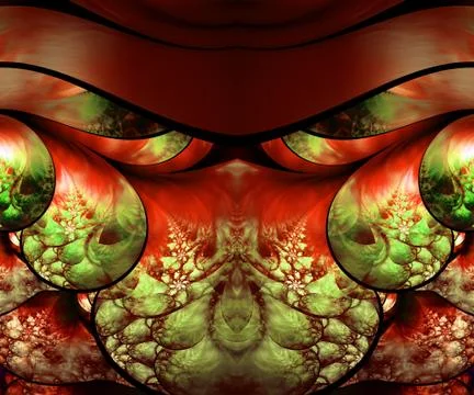 Computer generated fractal artwork Stock Illustration