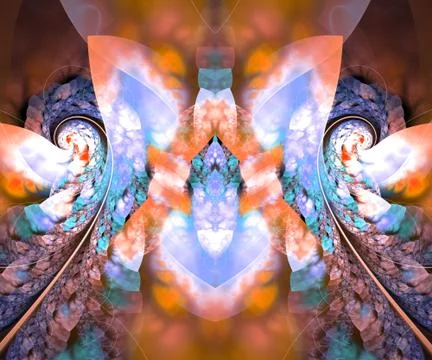 Computer generated fractal artwork Stock Illustration