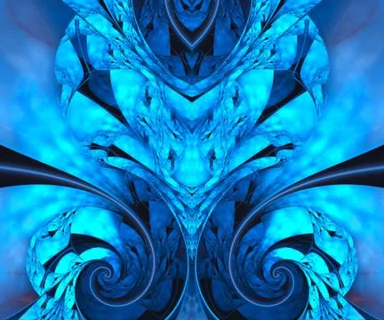 Computer generated fractal artwork Stock Illustration