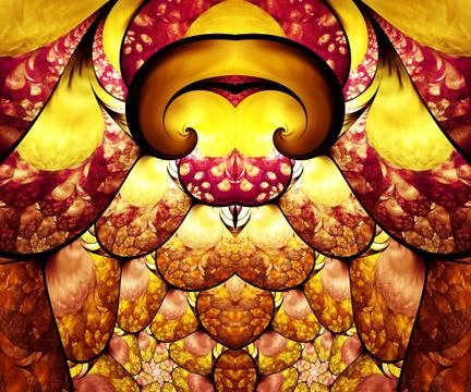 Computer generated fractal artwork Stock Illustration