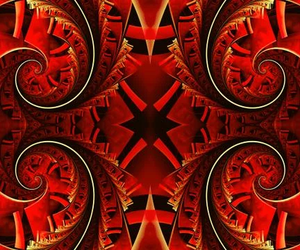 Computer generated fractal artwork Illustrazione stock